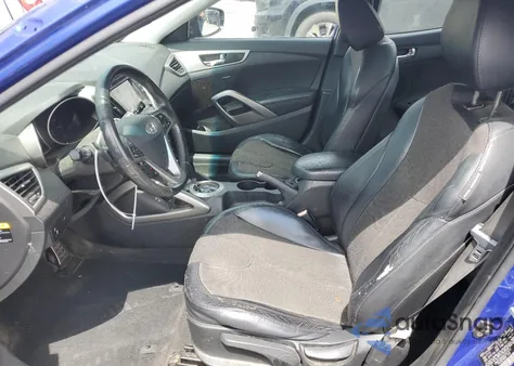 2012 Hyundai Veloster из США, поврежденный, VIN KMHTC6AD8CU027271